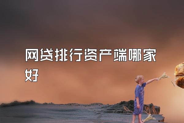 网贷排行资产端哪家好