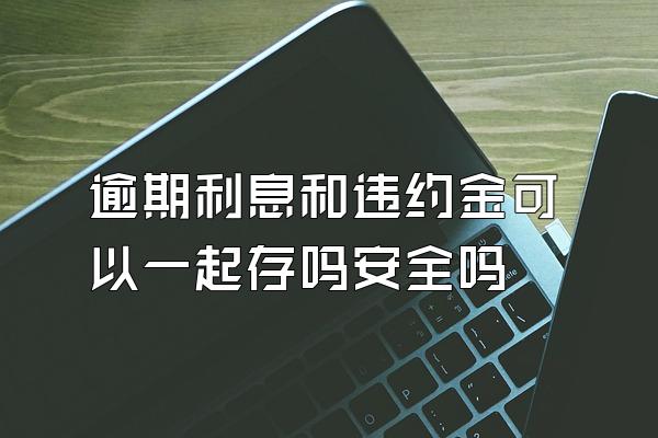 逾期利息和违约金可以一起存吗安全吗