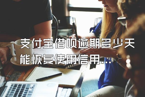 支付宝借呗逾期多少天能恢复使用信用卡