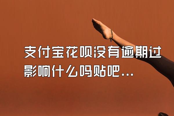 支付宝花呗没有逾期过影响什么吗贴吧知乎