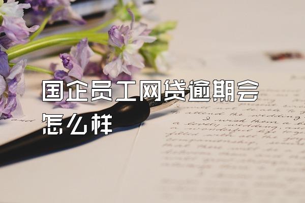 国企员工网贷逾期会怎么样