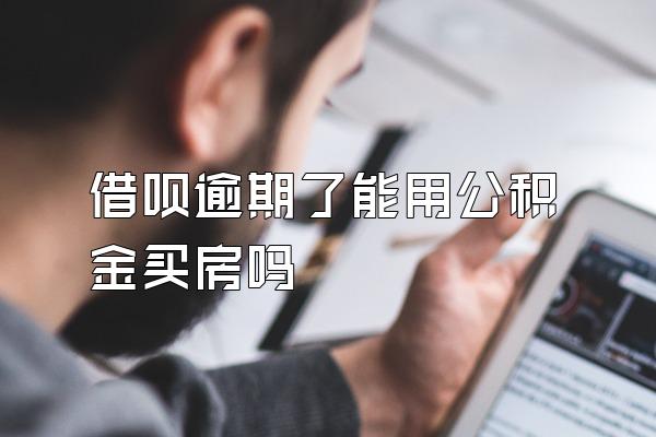 借呗逾期了能用公积金买房吗