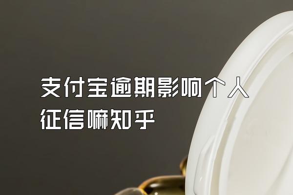 支付宝逾期影响个人征信嘛知乎