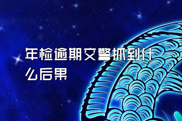 年检逾期交警抓到什么后果