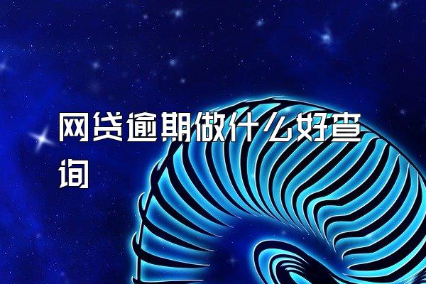 网贷逾期做什么好查询