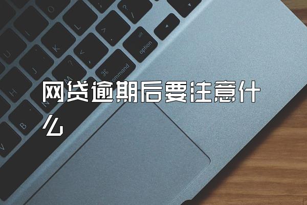 网贷逾期后要注意什么