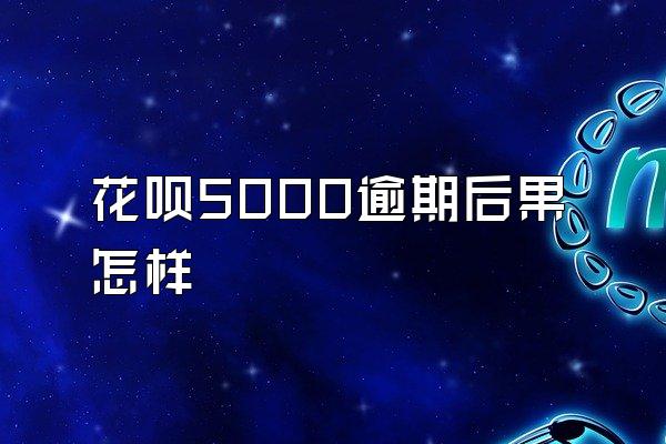 花呗5000逾期后果怎样