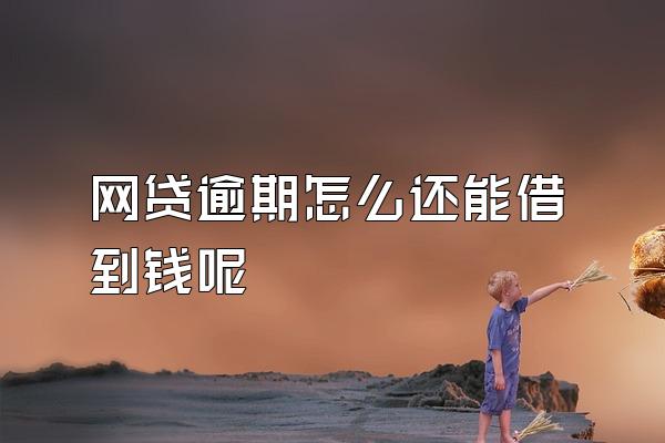 网贷逾期怎么还能借到钱呢