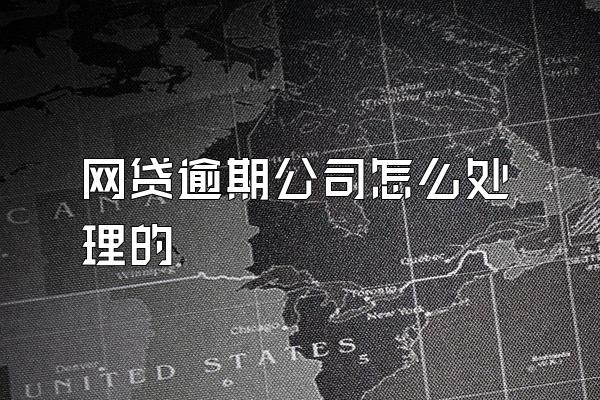 网贷逾期公司怎么处理的