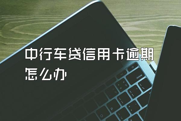 中行车贷信用卡逾期怎么办