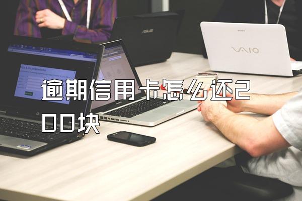 逾期信用卡怎么还200块