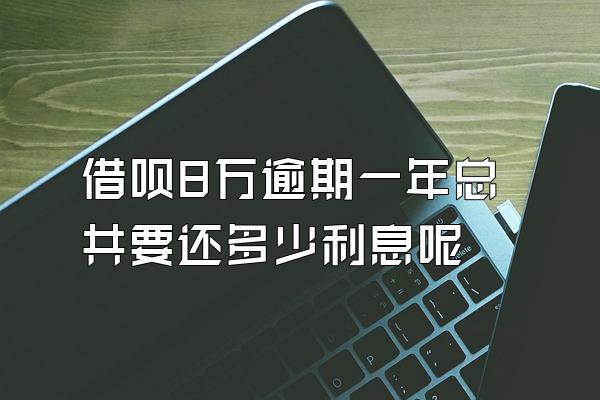 借呗8万逾期一年总共要还多少利息呢