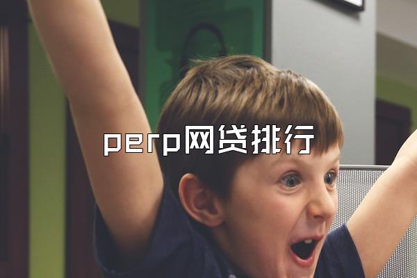 perp网贷排行