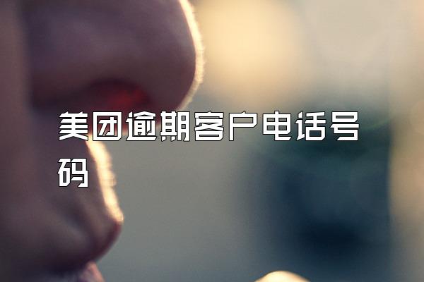 美团逾期客户电话号码