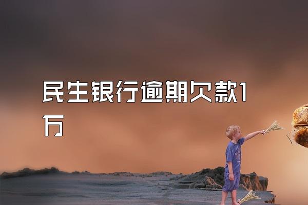 民生银行逾期欠款1万