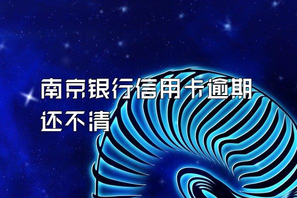 南京银行信用卡逾期还不清