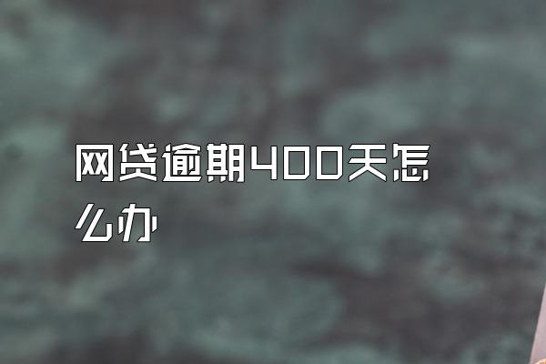 网贷逾期400天怎么办