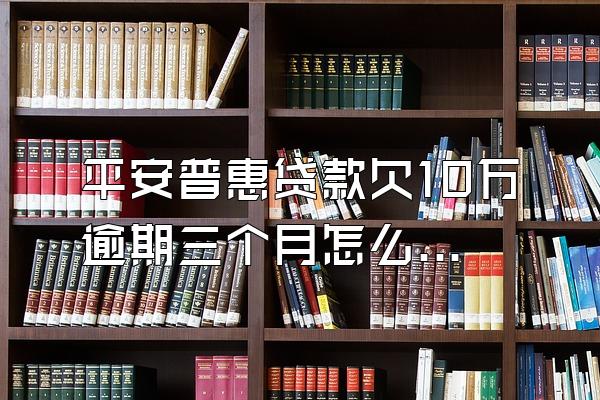 平安普惠贷款欠10万逾期三个月怎么延期还款