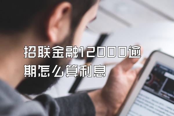 招联金融12000逾期怎么算利息