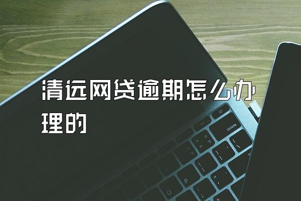 清远网贷逾期怎么办理的