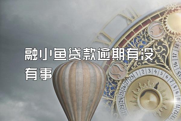 融小鱼贷款逾期有没有事