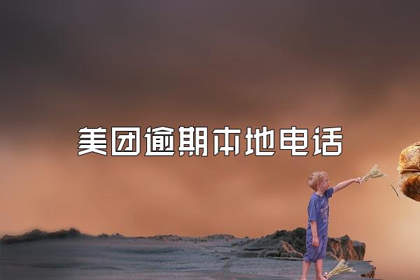 美团逾期本地电话